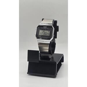 Casio A700W-1A, Digital Watch, Chronograph, Alarm, Day/Date, Super Slim Case